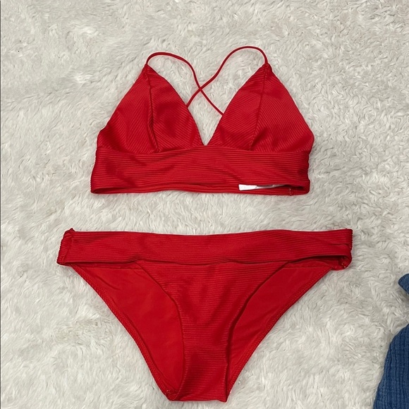 H&M Other - H&M Vibrant Red Bikini Set